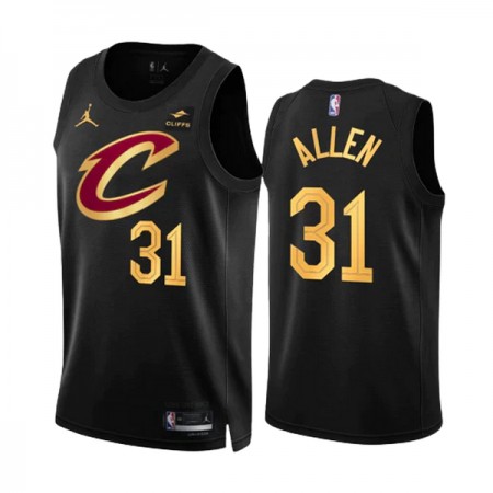 NBA Mænd Trøje Cleveland Cavaliers Jarrett Allen 31 2022-23 Jordan Statement Edition Sort Swingman NBA Mænd Trøje Cleveland Cavaliers Jarrett Allen 31 2022-23 Jordan Statement Edition Sort Swingman
